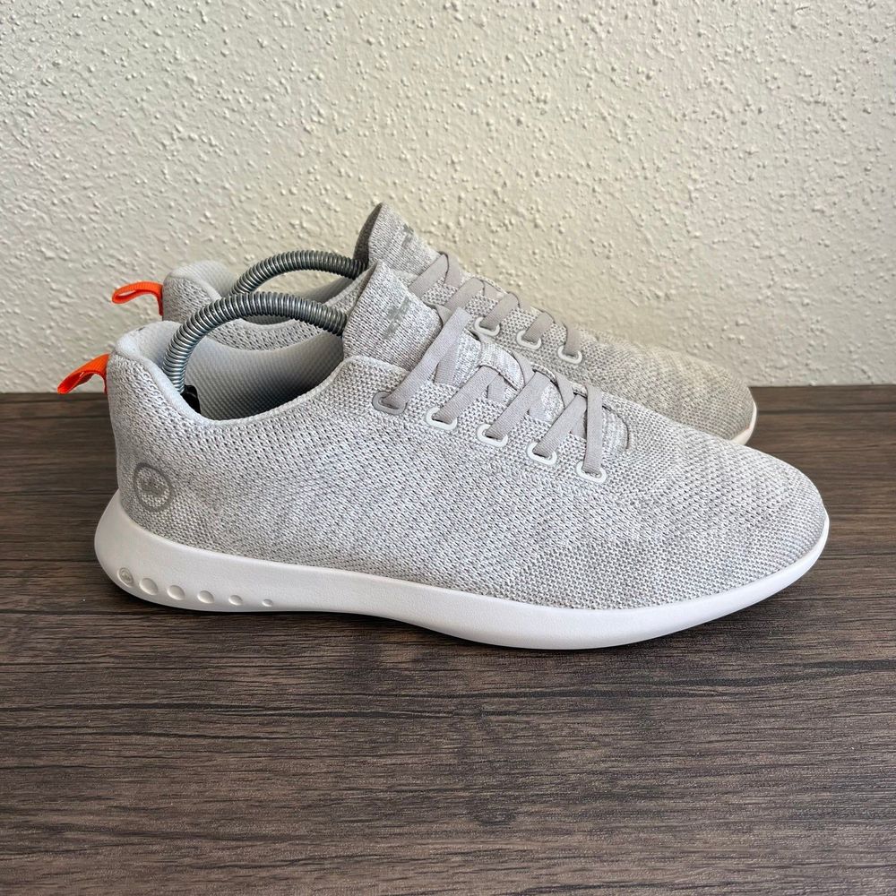 Peter Millar Hyperlight Glide Silver Grey Knit Sneaker Golf Mens Size 10 US